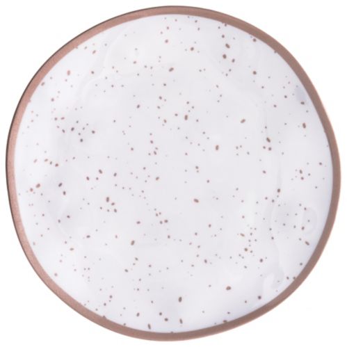 Plastic Melamine Appetizer Plate, 6.25-in, Rose Gold Product image