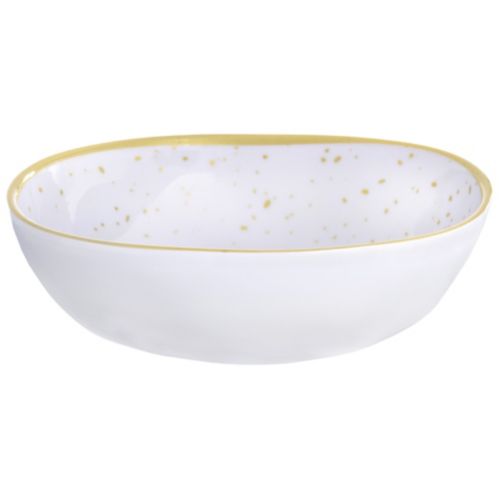 Melamine Plastic Bowl, 6.3-in, Gold Product image