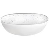 Melamine Plastic Bowl, 6.3-in, Silver | Amscannull