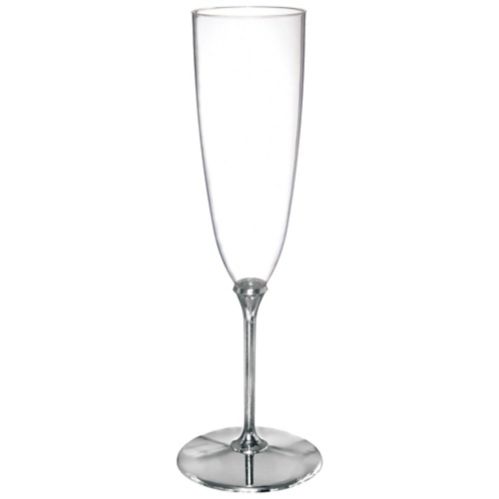 Premium Stem Champagne Glasses, 20-pk, Silver Product image