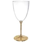 Premium Stem Wine Glasses, 20-pk, Gold | Amscannull