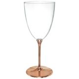Premium Stem Wine Glasses, 20-pk, Rose Gold | Amscannull