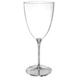 Premium Stem Wine Glasses, 20-pk, Silver | Amscannull