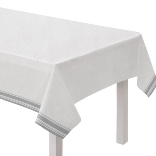 Airlaid Tablecover, Silver Product image