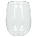 Premium Stemless Wine Glasses, 20-pk, Clear | Amscannull