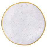 Melamine Plastic Plate, 8.35-in, Gold | Amscannull