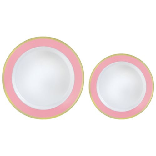 Border Plate Multipack, 20-pk, New Pink Product image