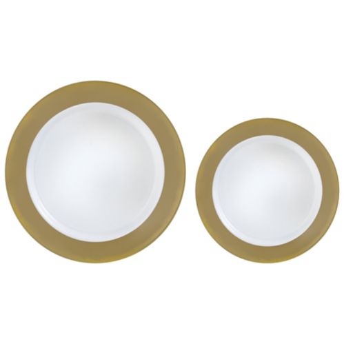 Border Plate Multipack, 20-pk, Gold Product image