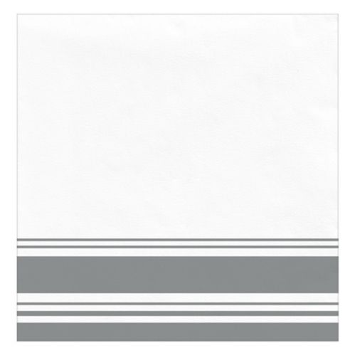 Airlaid Dinner Napkins, 40-pk, Silver Product image