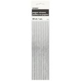 Unique Foil Paper Straws, 10-pk, Silver | Uniquenull