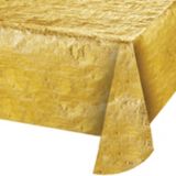 Sparkling Metallic Tablecover, Gold, 54-in-x-108-in