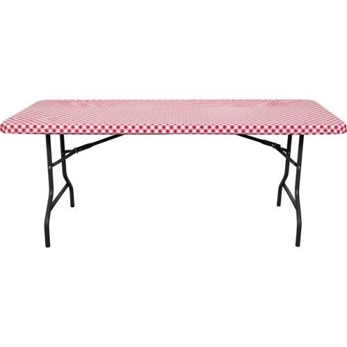 Stay-Put Tablecover, 30-in-x-96-in, Gingham Product image