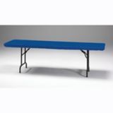 Stay-Put Tablecover, 30-in-x-96-in, Royal Blue