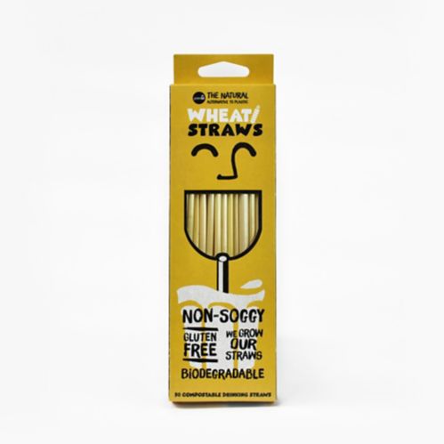 Wheat Drinking Straws, 50-pk Product image