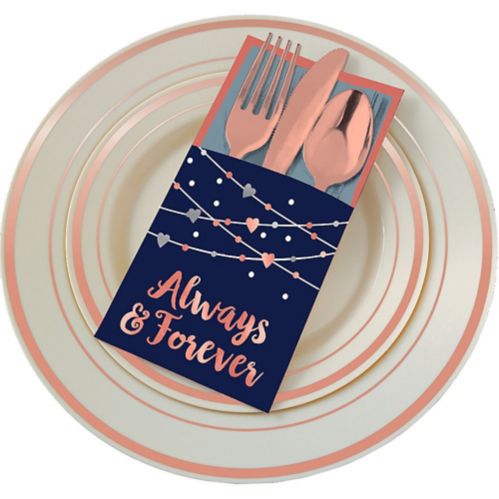 Bride Cutlery Holders, Navy, 12-pk Product image