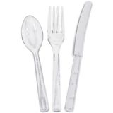Clear Cutlery Pack, 36-pc | Amscannull