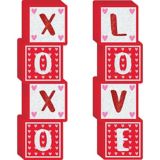 XOXO Love Block Sign | Amscannull
