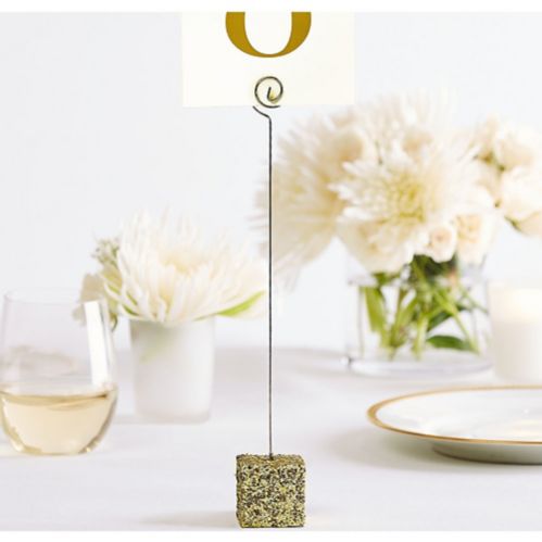 Glitter Gold Table Number Holder Product image