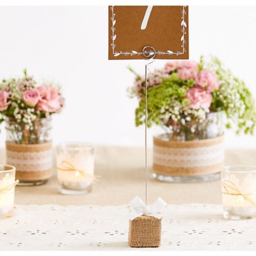 Burlap Table Number Holder Product image