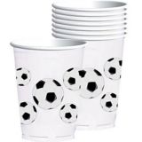 Plastic Soccer Fan Cups, 8-pk | Amscannull