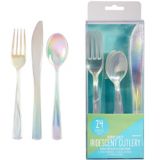 Shimmering Party Premium Plastic Cutlery Set | Amscannull