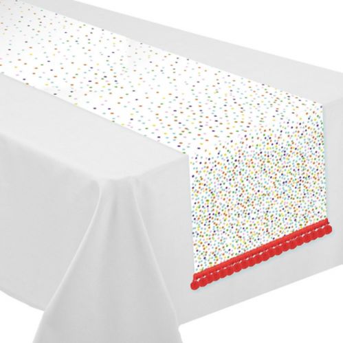 Chemin de table confettis arc-en-ciel Image de l’article