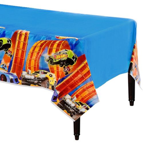 Hot Wheels Rectangular Reusable Plastic Table Cover Product image
