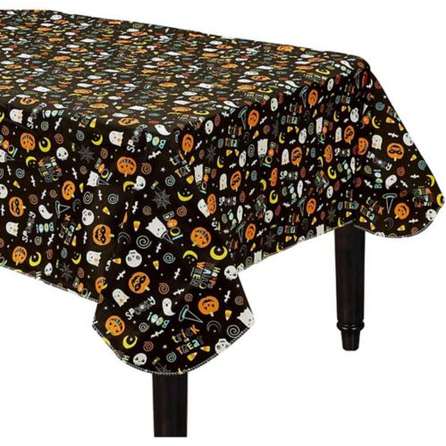 Halloween Friends Flannel-Backed Vinyl Tablecloth Product image