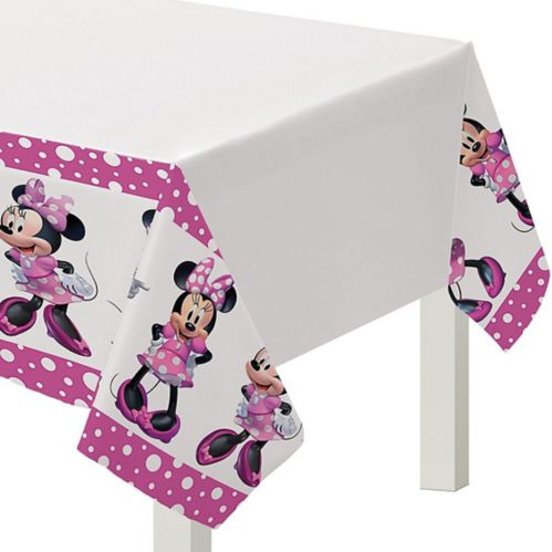 Disney Minnie Mouse Forever Easy-to-clean Reusable Plastic Table Cover,  54-in x 96-in Product image