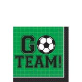 Serviettes à boisson Goal Getter Soccer, paq. 36 | Amscannull