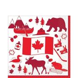 Canada Lunch Napkins, 36pk Party City