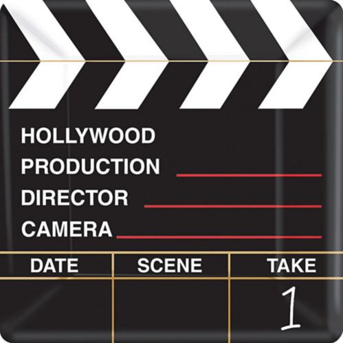 Clapboard Hollywood Dinner Plates, 18-pk Product image