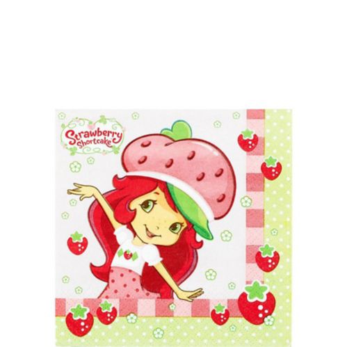 Strawberry Shortcake Beverage Napkins, 16-pk Product image
