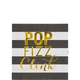 Pop Fizz Clink Beverage Napkins, 16-pk