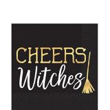 Cheers Witches Beverage Napkins, 16-pk