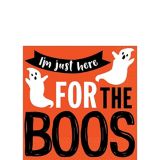 I'm Just Here for the Boos Beverage Napkins, 16-pk