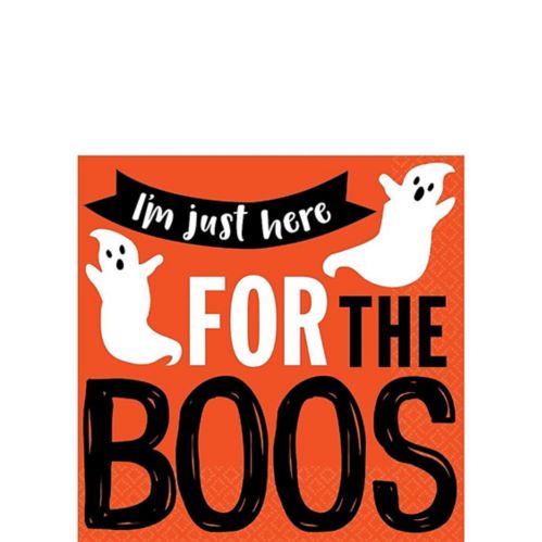 I'm Just Here for the Boos Beverage Napkins, 16-pk Product image