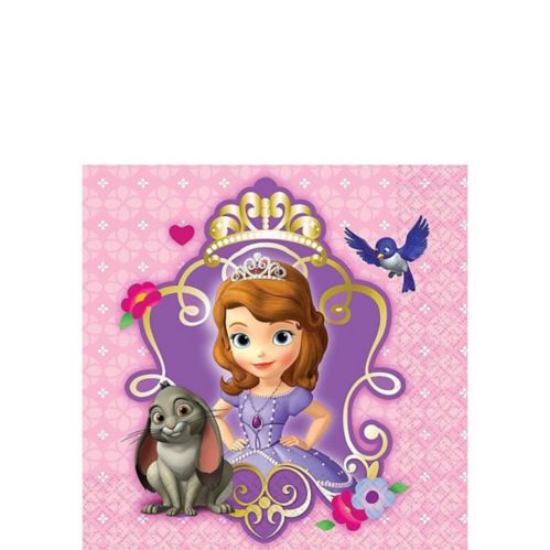 Sofia the First Beverage Napkins, 16-pk Product image