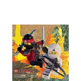 The Lego Ninjago Movie Beverage Napkins, 16-pk