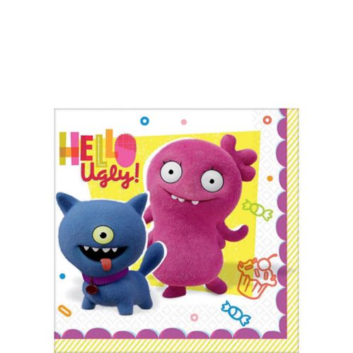 UglyDolls Birthday Party Beverage Napkins, 5-in, 16-pk. Product image