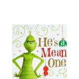 Grinch He's a Mean One Beverage Napkins, 16-pk | Grinchnull
