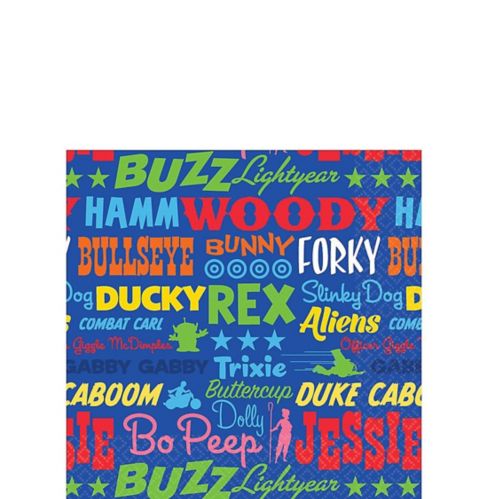 Disney Toy Story 4  Birthday Party Small Beverage Napkins, 5-in, 16-pk Product image