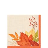 Fall Foliage Beverage Paper Napkins, 16-pk | Amscannull