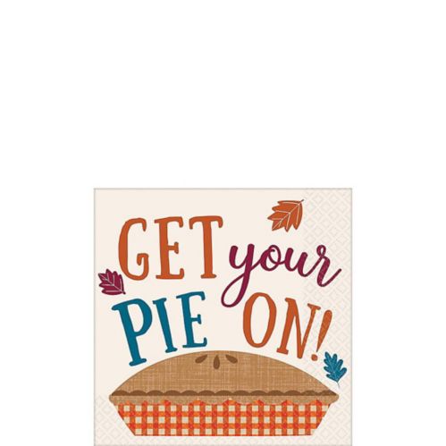 Get Your Pie On Beverage Napkins, 16-pk Product image