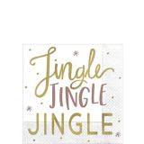 Metallic Jingle Jingle Beverage Napkins, 16-pk | Amscannull