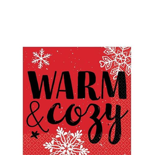 Warm & Cozy Beverage Napkins, 16-pk Product image
