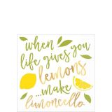 When Life Gives You Lemons Beverage Napkins, 16-pk