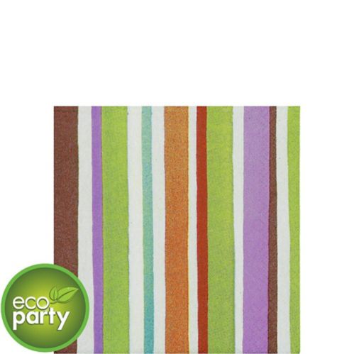 Crafty Stripe Beverage Napkins Product image