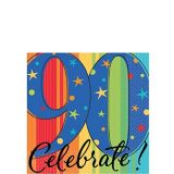 Celebrate 90th Birthday Napkin, 16-pk