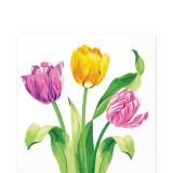 Spring Tulips Lunch Napkins, 16-pk